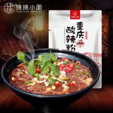重慶酸辣粉1袋裝**重慶特產麻辣方便粉絲手工紅薯粗粉非螺螄粉